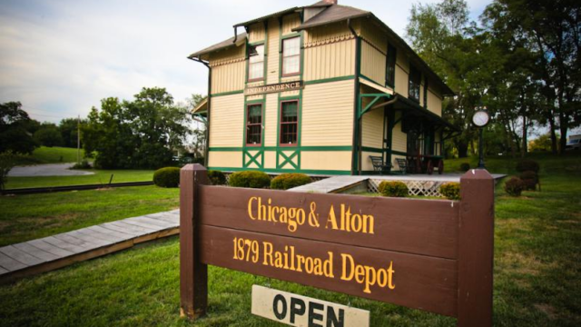 The 1879 Chicago and Alton Depot