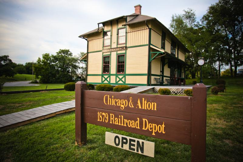 The 1879 Chicago and Alton Depot